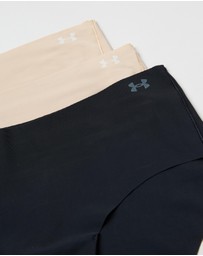 Under Armour - UA Pure Stretch 3-Pack No Show Hipster Briefs
