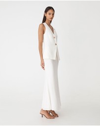 Forcast - Amelia Linen Blend Maxi Skirt