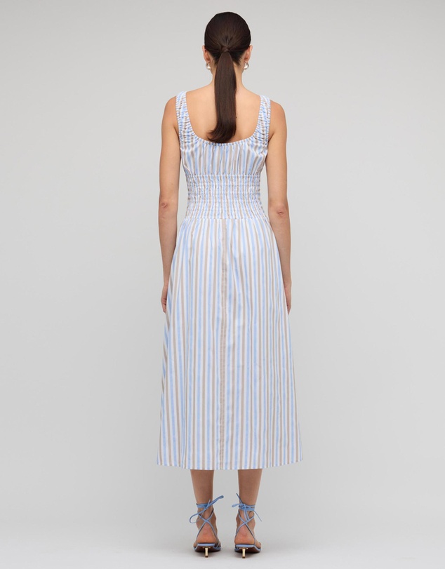 Staple the Label - Marcella Shirred Midi Dress