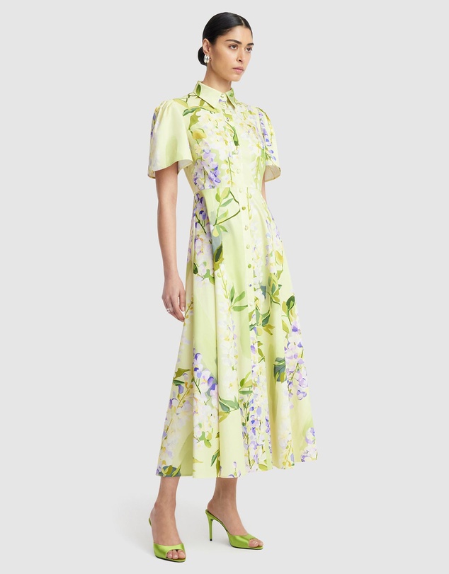 LEO LIN - Bianca Short Sleeve Midi Dress