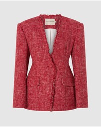 CAMILLA AND MARC - Carmine Fitted Collarless Blazer