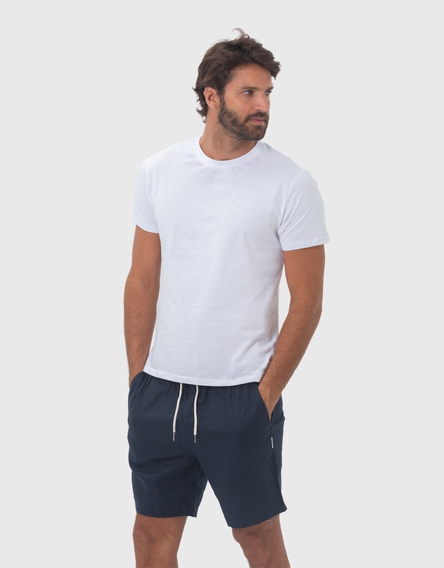 Coast Clothing - Linen Shorts - Navy