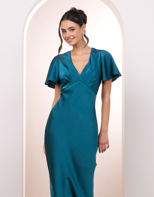 Pilgrim - Nataly Flutter Sleeve Gown