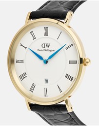Daniel Wellington - Classic 40mm Roman Numerals Date Croc Belly