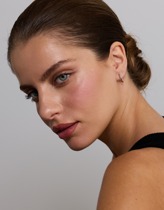 Michael Hill - Square Twist Hoop Earrings in 10kt White Gold