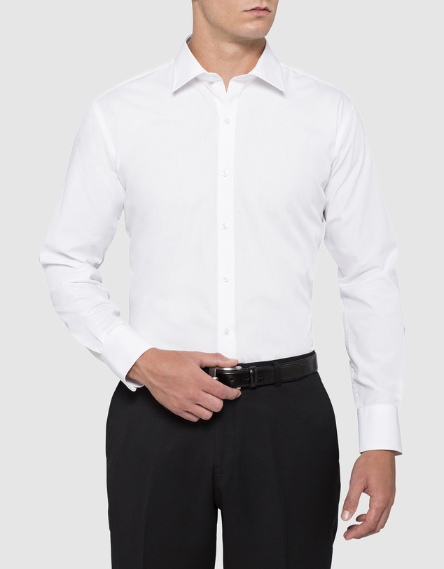 Van Heusen - Euro Tailored Fit Solid Shirt