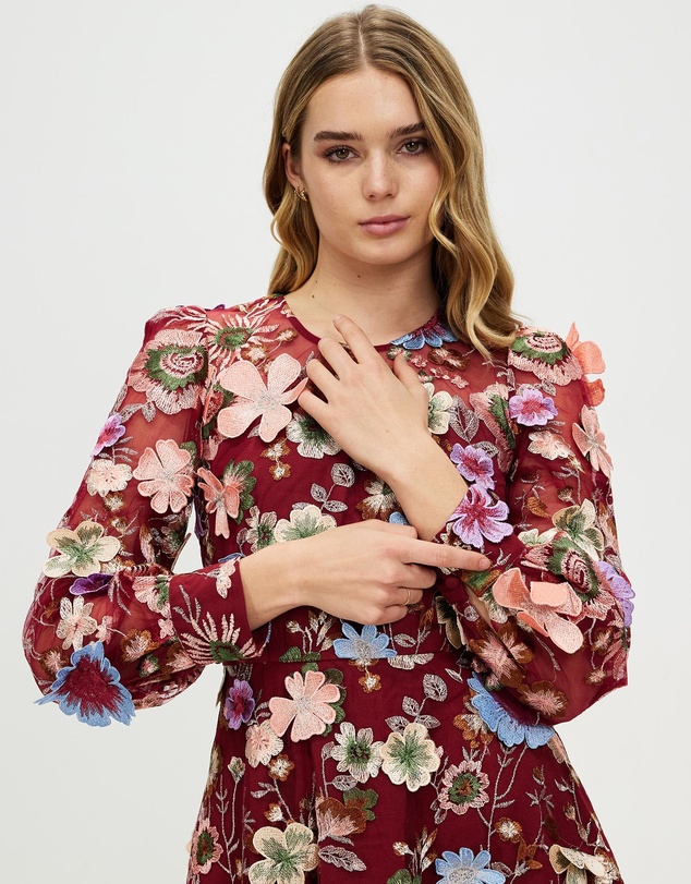 Romance by Honey and Beau - Wild Flower A Line Dress