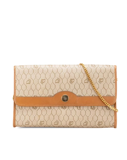 Pre-Loved by Azura Reborn - Pre-Loved dior Classic Shoulder Bag with Chain Accent Elegant Handbag for any Occasion