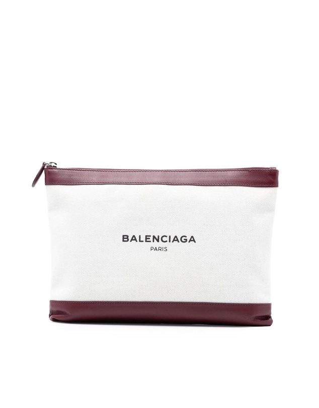 Pre-Loved by Azura Reborn - Pre-Loved M Canvas Navy Clip Clutch