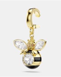 Swarovski - Idyllia charm, Mixed cuts, Bee, Multicoloured, Gold-tone plated