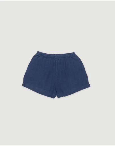 Revibe - Repaired Assembly Label Linen Relaxed Short