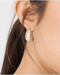 Forcast - Nora Ribbed Earrings