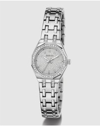 GUESS - Guess Pixie Ladies Silver Tone Analogue Watch