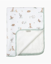 Living Textiles - Sherpa Blanket - Australiana