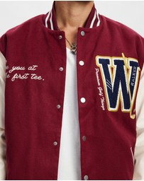 Walker Golf Things - Craftwork Varsity Jacket - ICONIC EXCLUSIVE