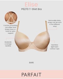 Parfait - Elise Convertible Wired Seamless Moulded T-Shirt Bra