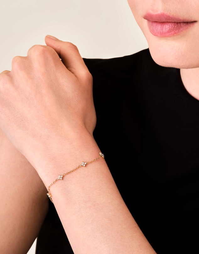 Rosefield - Diamond Star Crystal Gold-Tone Bracelet