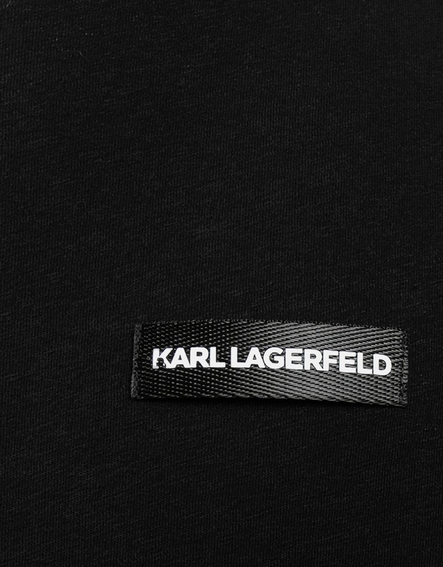 Karl Lagerfeld - Linen Blend Logo T-Shirt