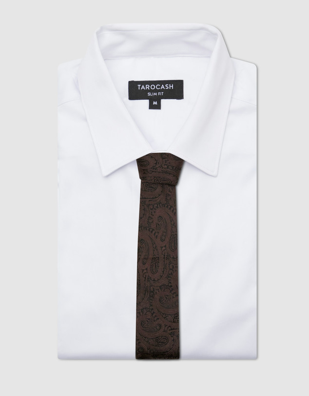 Tarocash - Rieu Paisley Silk Tie