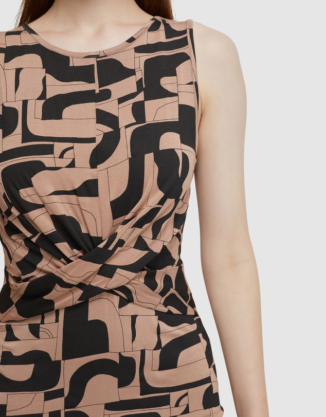 Oxford - Holly Sleeveless Printed Dress