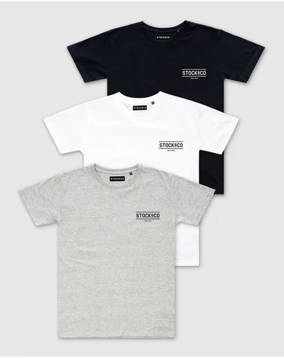 Stock & Co. - 3-Pack Chelsea Tee