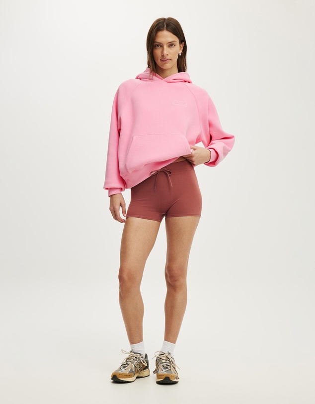 Cotton On Body Active - Plush Premium Graphic Raglan Hoodie