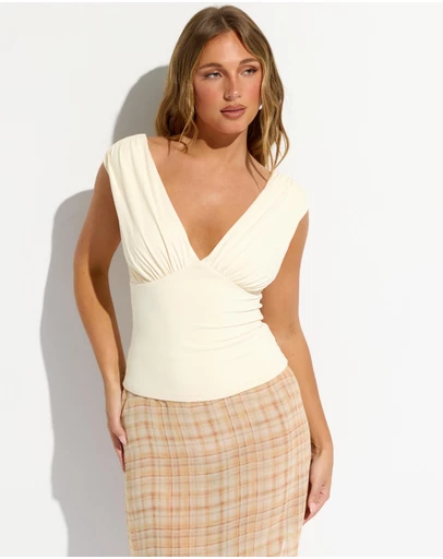 Dazie - Into You Jersey Off Shoulder Top
