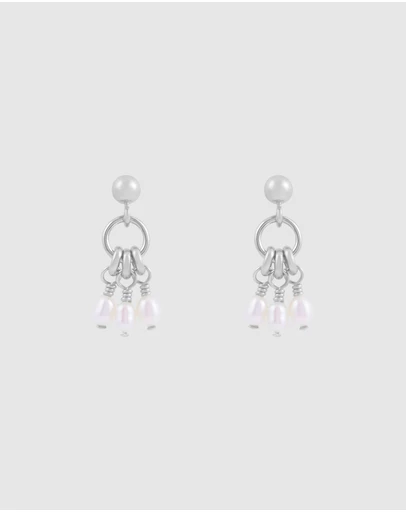 Alana Maria - Mila Freshwater Pearl Earrings - Sterling Silver