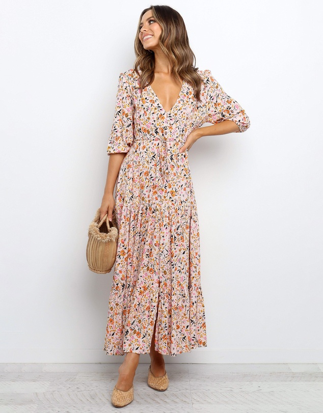 Petal & Pup - Kelda Dress - Beige