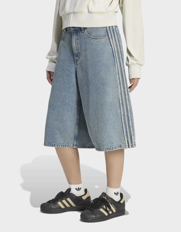 adidas Originals - Mid Rise Denim Jorts Womens