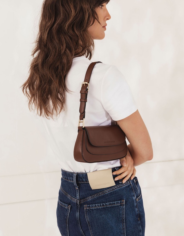 Morgan & Taylor - Hailey Shoulder Bag in Chocolate Brown
