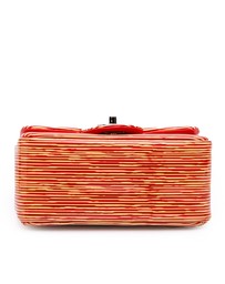 Pre-Loved by Azura Reborn - Pre-Loved Mini Square Classic Patent Striped Single Flap