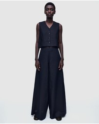 COS - Cropped Linen Waistcoat