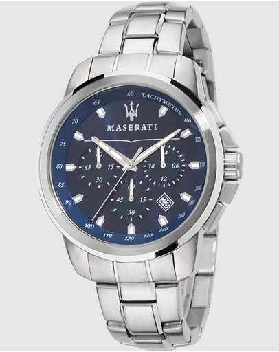 Maserati - Successo 44mm Blue Dial Chronograph