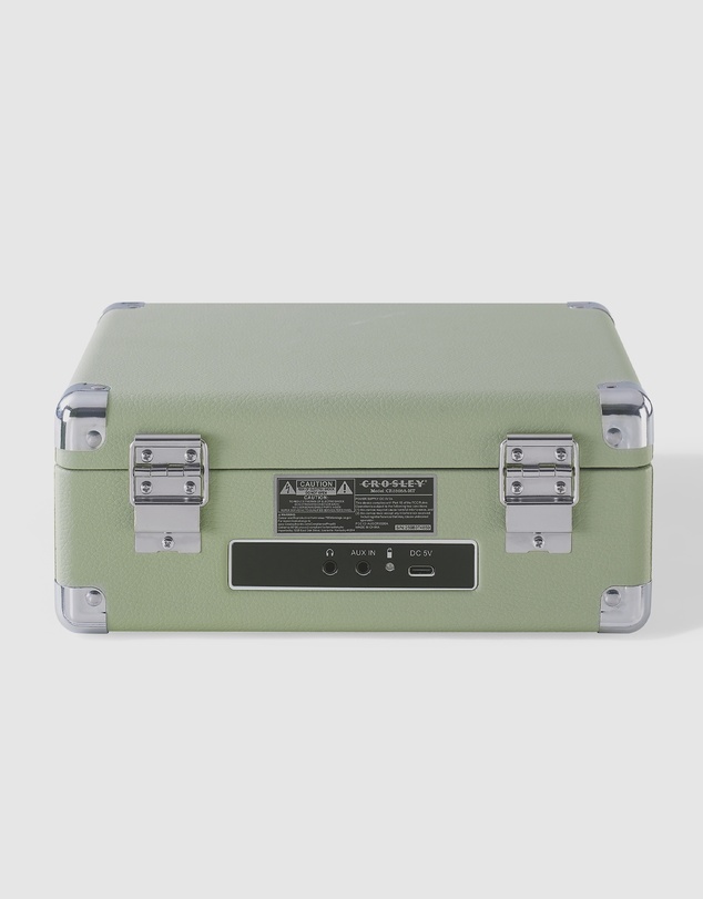 Crosley - Crosley Cruiser Portable Retro CD Player with Stereo Bluetooth Speakers, FM Radio - Mint