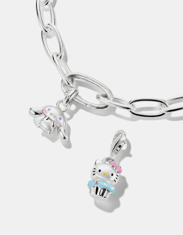 THOMAS SABO - Hello Kitty Muffin Charm, Silver-Plated