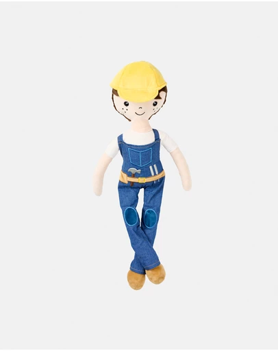 Linen House Kids - Eddie the Tradie Novelty Cushion
