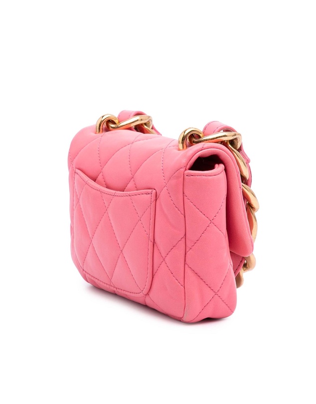 Pre-Loved by Azura Reborn - Pre-Loved chanel Quilted Leather Bag with Chain Detail Elegant Shoulder or Crossbody Accessory