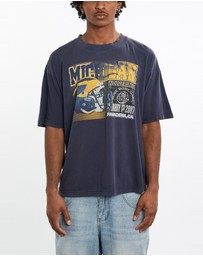 Vintage by The Real Deal - Pre Loved - Vintage NCAA University of Michigan Wolverines Rose Bowl Tee