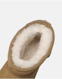 EVERAU - Australian Shepherd Ugg Rommie Platform Cow Suede Upper UGG Boots