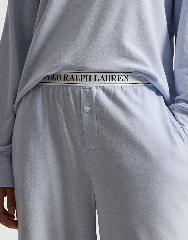 Polo Ralph Lauren - Club Terry Long Sleeve Cotton Jersey Pyjama Set