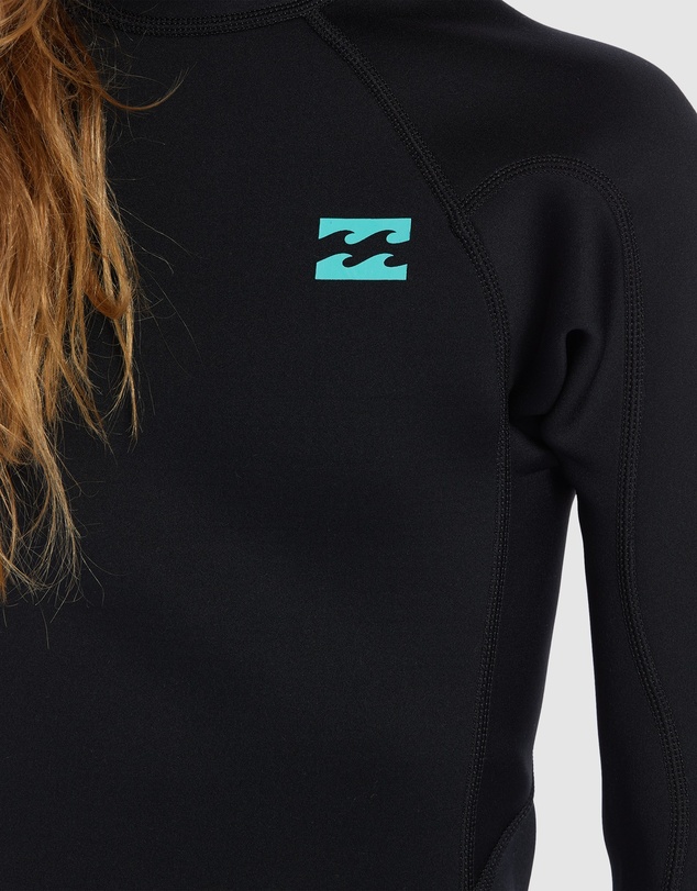 Billabong Kids - Girls 8 to 16 3/2mm Foil Back Zip Wetsuit
