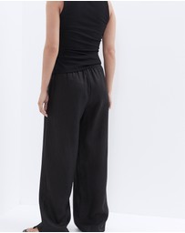 UNISON - Essential Linen Wide Leg Pant