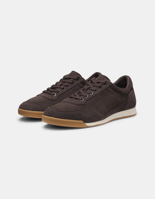 BOSS - Nitan Low Profile Suede Trainers