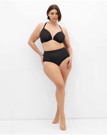City Chic - Signature Mesh Plunge Underwire Bra