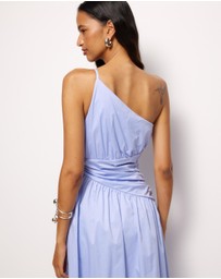 AERE - Priya Asymmetric Maxi Dress