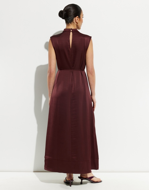 Calli - Union Cowel Midi Dress