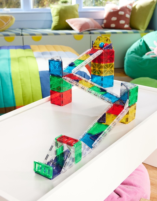 Magna-Tiles - MAGNA-TILES - Rail Racers Deluxe - 90 Piece
