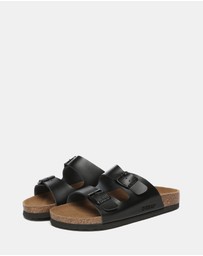 EVERAU - EverAU Ugg Mick Sandal Slides Cow Suede Upper Sandals