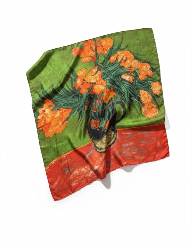 Mossée - Camille Satin Scarf